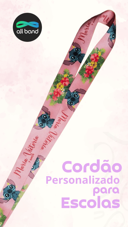 Cordões para Crachá Escola